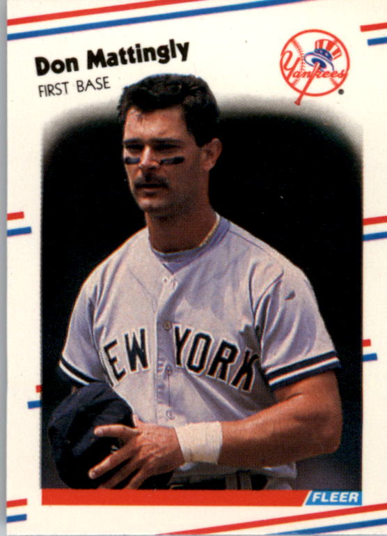 1988 Fleer Mini Baseball Cards 041      Don Mattingly